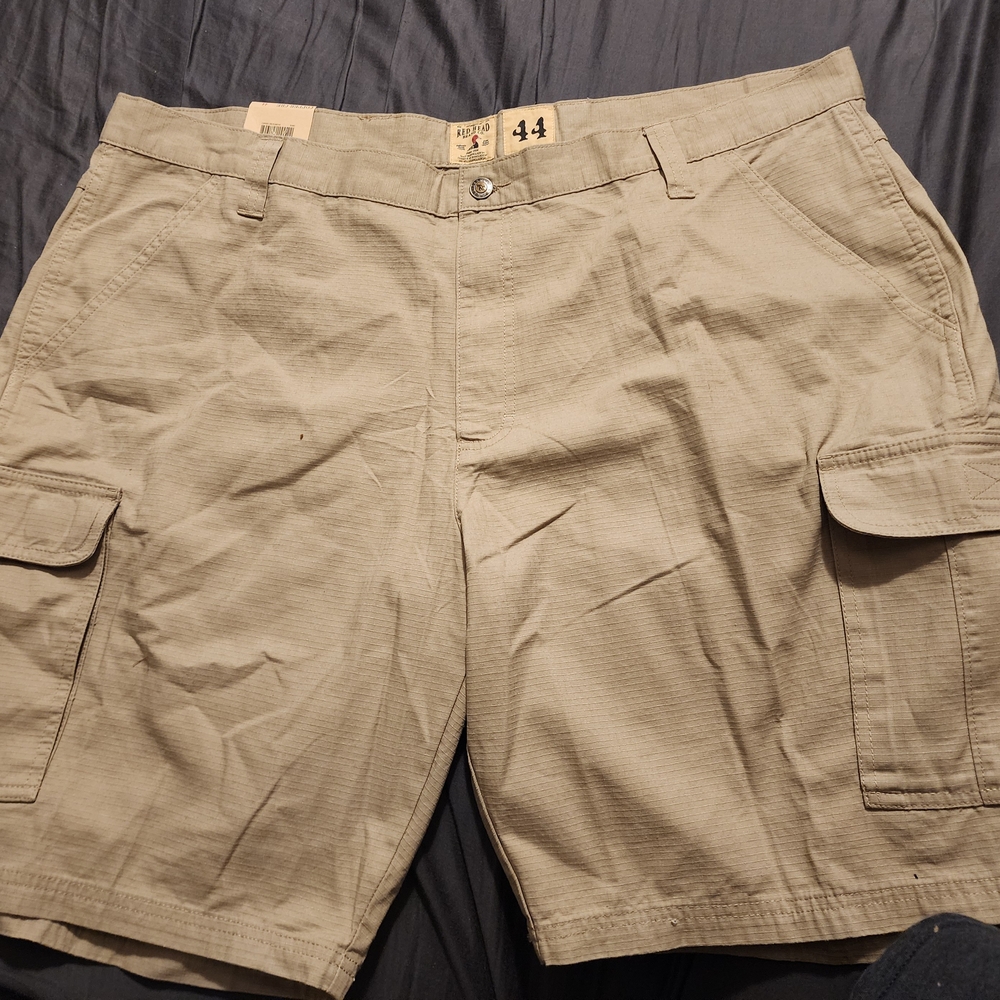 RedHead Men's Copper Cre Cargo Shorts Size 44 Outdoor Tan Khaki  Canvas Hiking